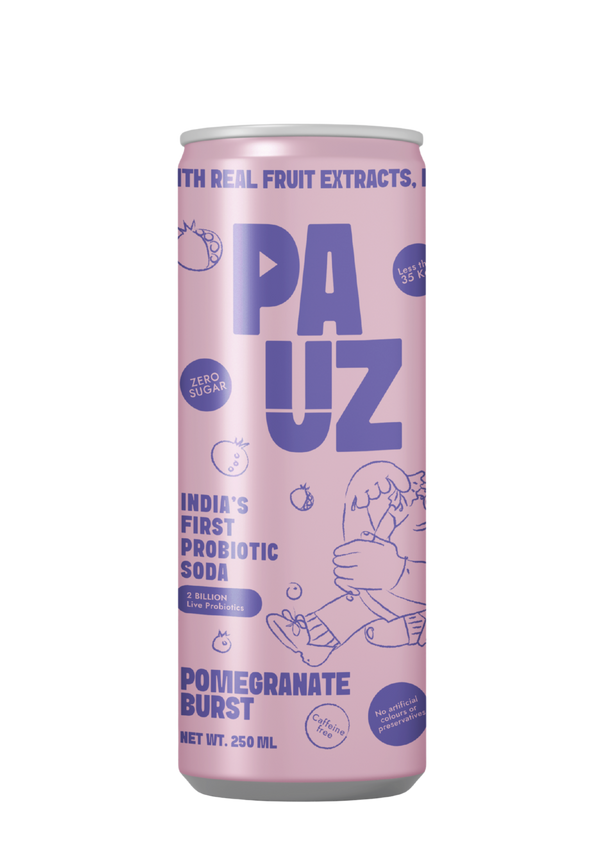 POMOGRANATE -HIBISCUS  PROBIOTIC SODA