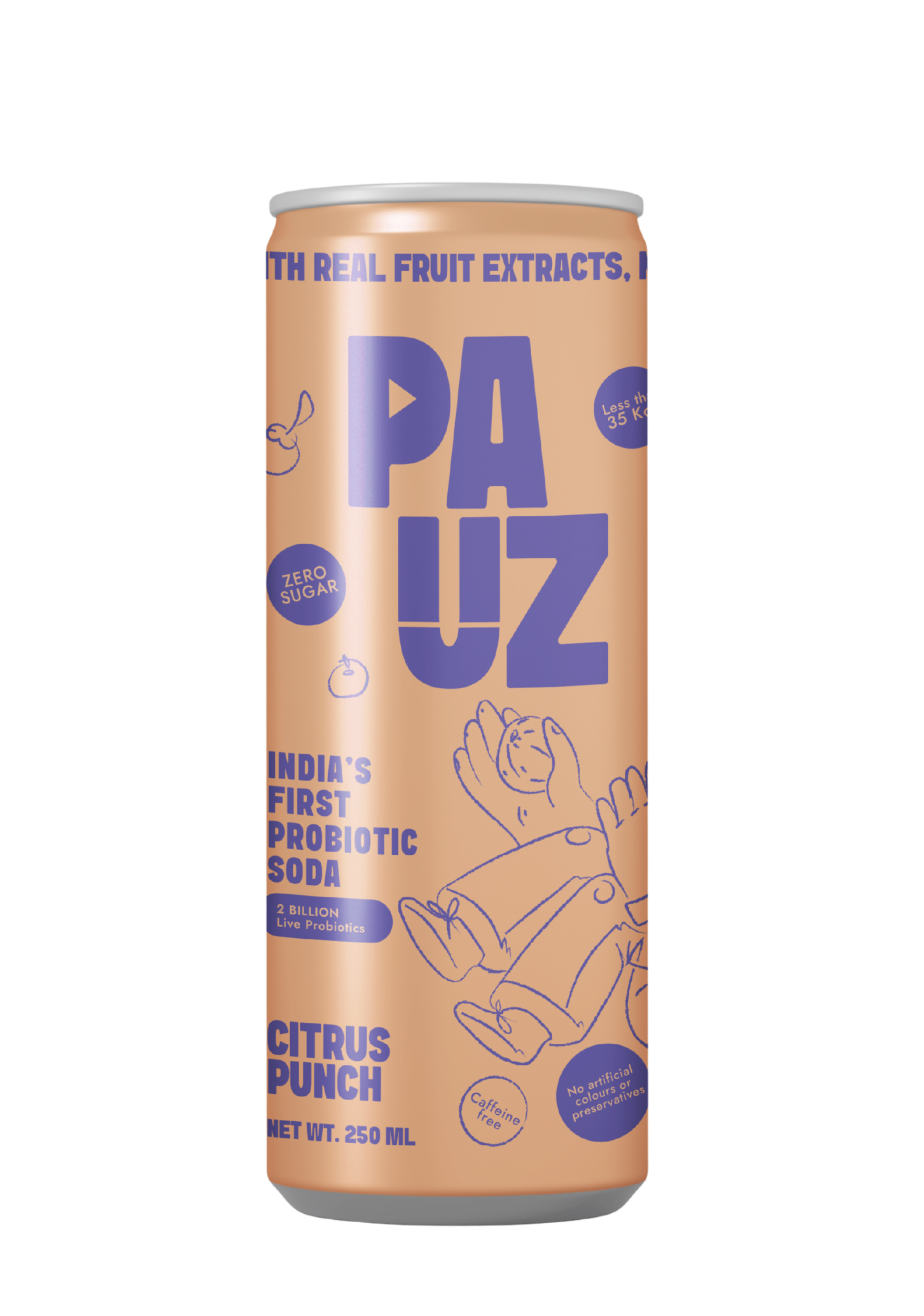 ORANGE-KOKUM-AMLA PROBIOTIC SODA